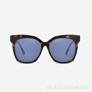 Square Classic Large Size Acetat Damensonnenbrille